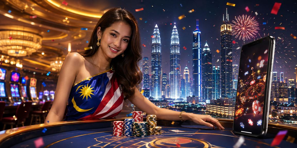 Pengguna Malaysia bermain kasino mudah alih 540 di telefon Android